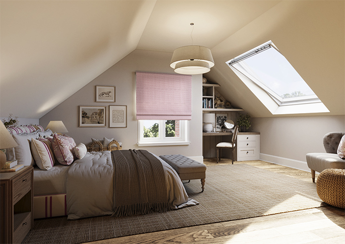 Scallop & Bud, Cosmos - Roman Blind - Image 6